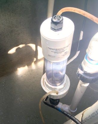 Liquid Chlorinator Installed